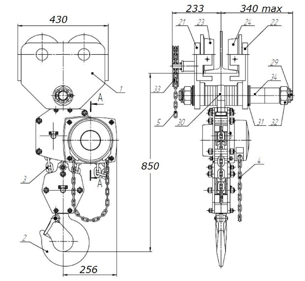 tal ruchnaya shesterennaya peredvizhnaya1