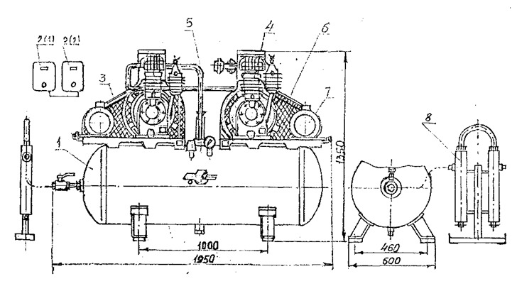 Установка компрессорная К-33