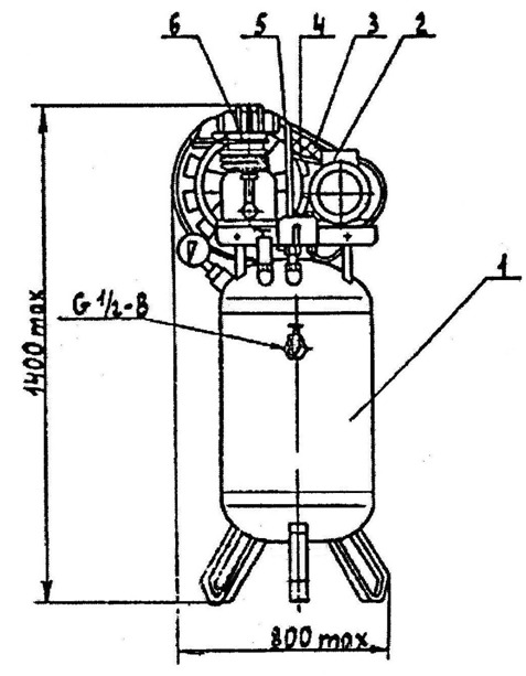 Установка компрессорная КВ-7