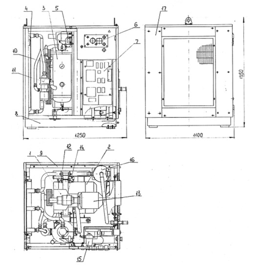 Установка компрессорная ВК-61М