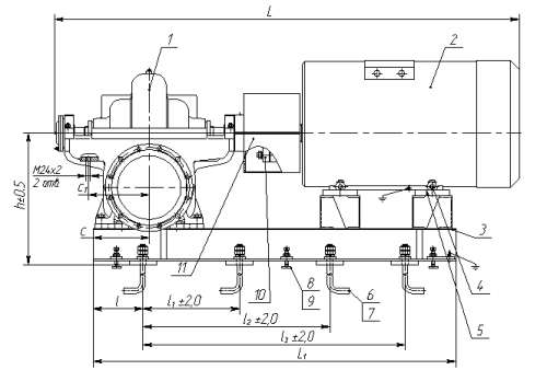 Насос типа Д160-112