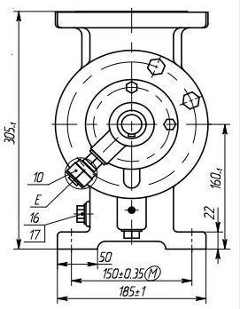 Винтовой насос А13В 16/25-20/6,3Б-2 вид 2