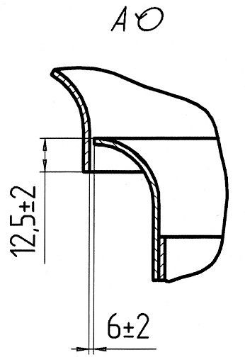 План расположения отверстий для крепления вентиляторов